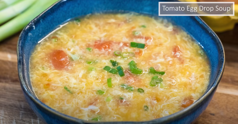 Tomato Egg Drop Soup