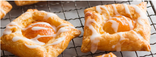 Apricot Custard Danish Pastries