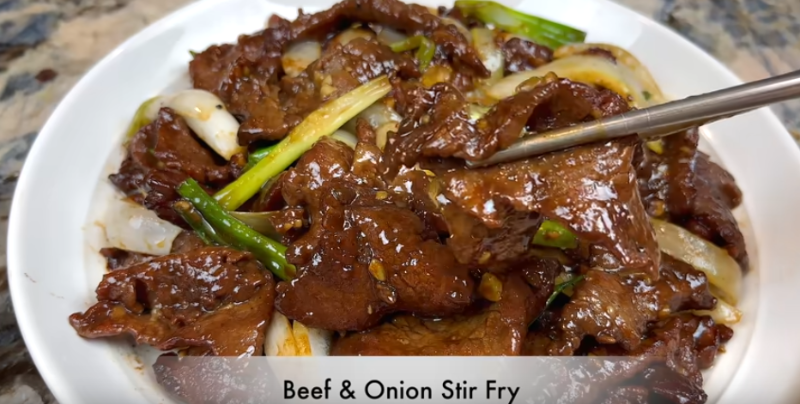 Beef And Onion Stir Fry